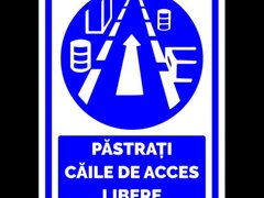 Indicator pastrati caile de acces libere