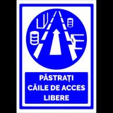 Indicator pastrati caile de acces libere